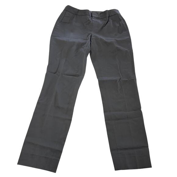 Club Monaco Pants Womens 0 Gray Slim Straight Stretch Mid Rise Professional Work - Picture 1 of 8